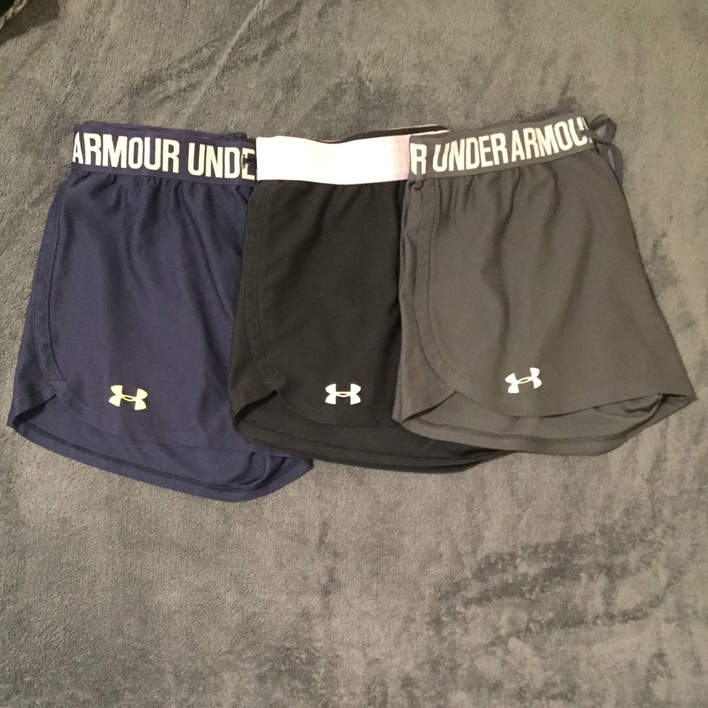 Lot of UA Play Up shorts